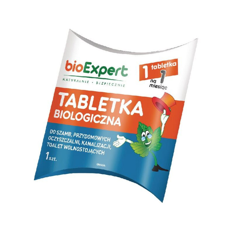 bioExpert musujące Tabletki do szamb i oczyszczalni 1 szt.