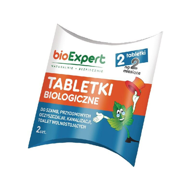 bioExpert musujące Tabletki do szamb i oczyszczalni 2 szt.