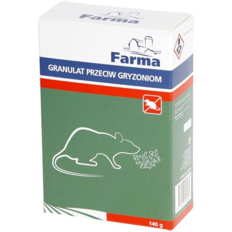 Granulat na myszy i szczury 140 g Farma