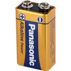 Bateria Alkaline Power Panasonic, 9V, 6LR61APB