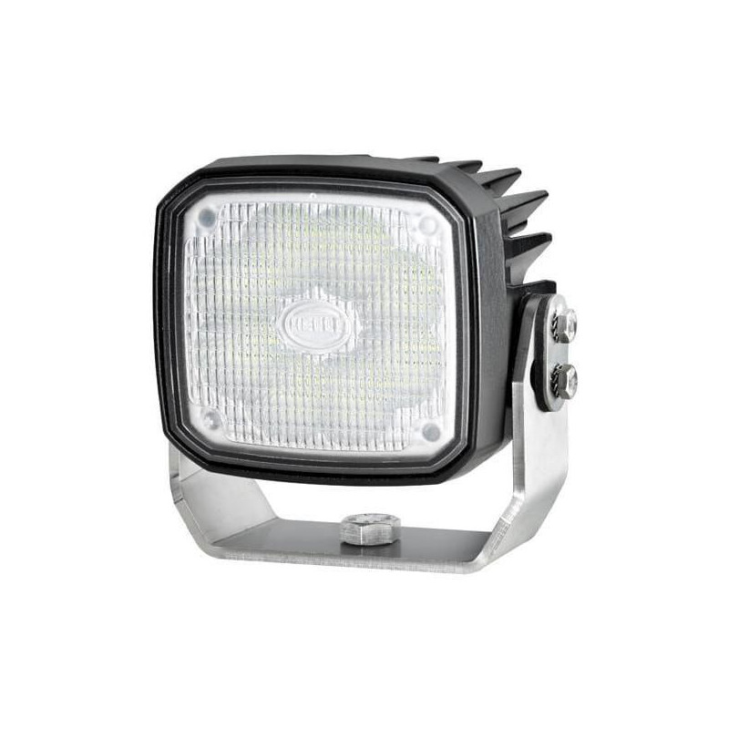 Lampa robocza LED, kwadratowa, 4000 lm 12/24V z wtyczką Detusch, 8 LED Hella