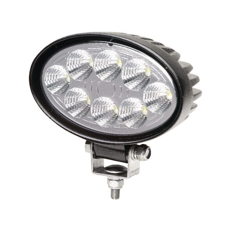 Lampa robocza, LED, 1200 lm, owalna, 12/24V, 65x120 mm, 8 LED, ValueFit Hella