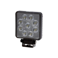 Lampa robocza, kwadratowa, 9 LED, 1000 lm 12/24V, ValueFit Hella