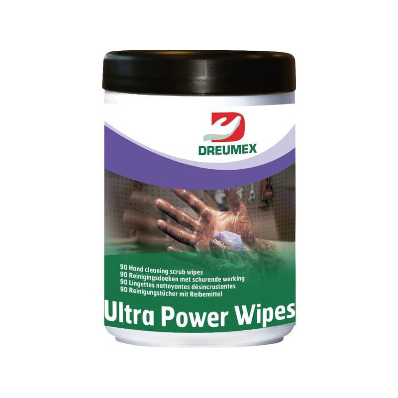 Impregnowane ściereczki dwustronnie Ultra Power Wipes