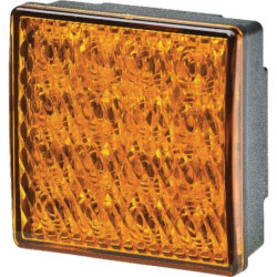 Lampa kierunkowskazu LED, kwadratowa, 12V, pomarańczowa, przykręcana, 80x33.7x80 mm Hella ValueFit