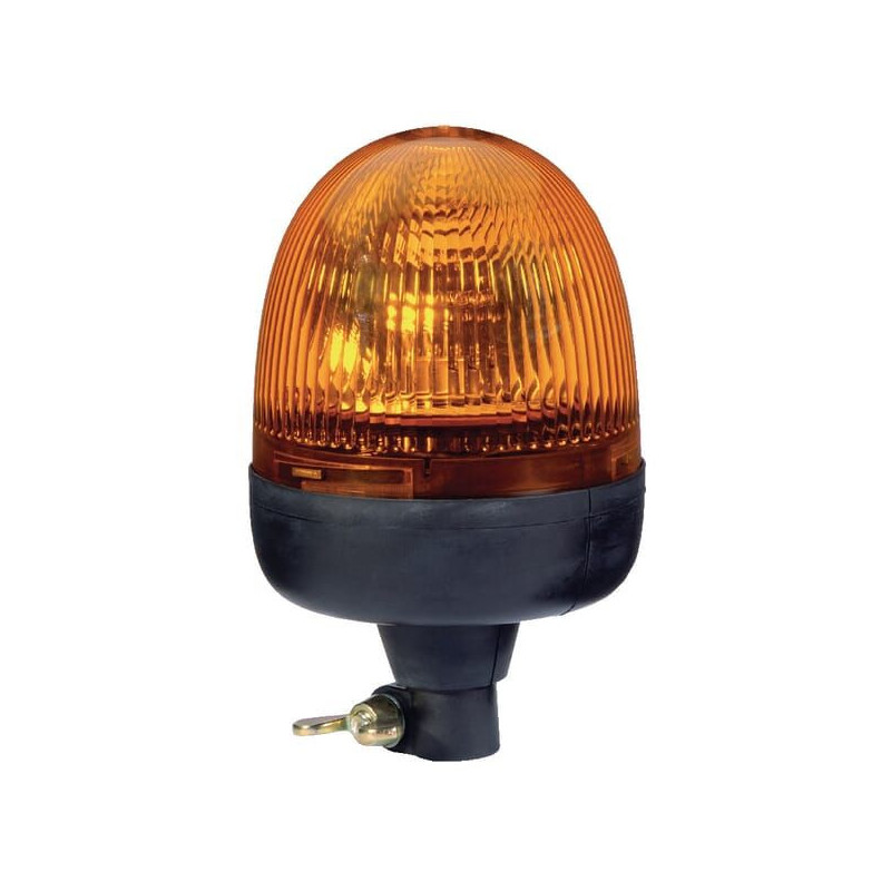 Lampa błyskowa halogenowa, obrotowa, 24V, pomarańczowa, na uchwyt, Ø 167 mm x 217 mm, Rota Compact Hella