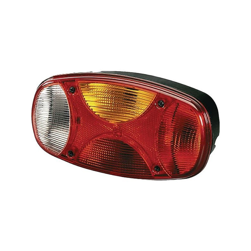 Lampa tylna zespolona 225x122mm, prawa Cargoluna