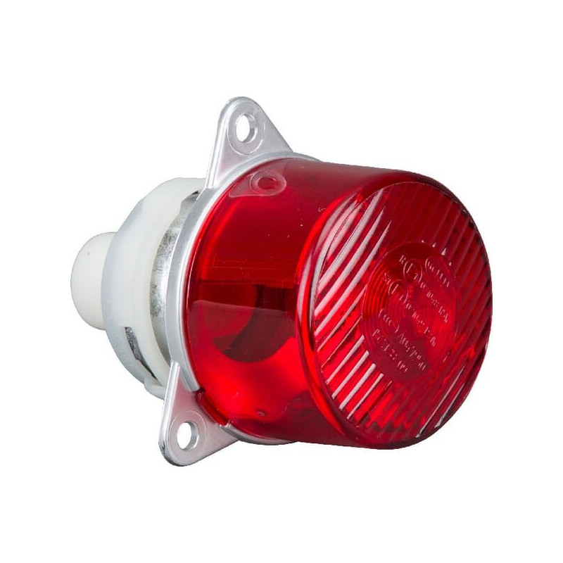 Lampa tylna okrągła, 12/24V, czerwona, przykręcana, Ø 55 mm Hella