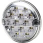 Lampa cofania LED, okrągła 10/30V przezroczysta przykręcana Ø 95 mm 17 LED Hella