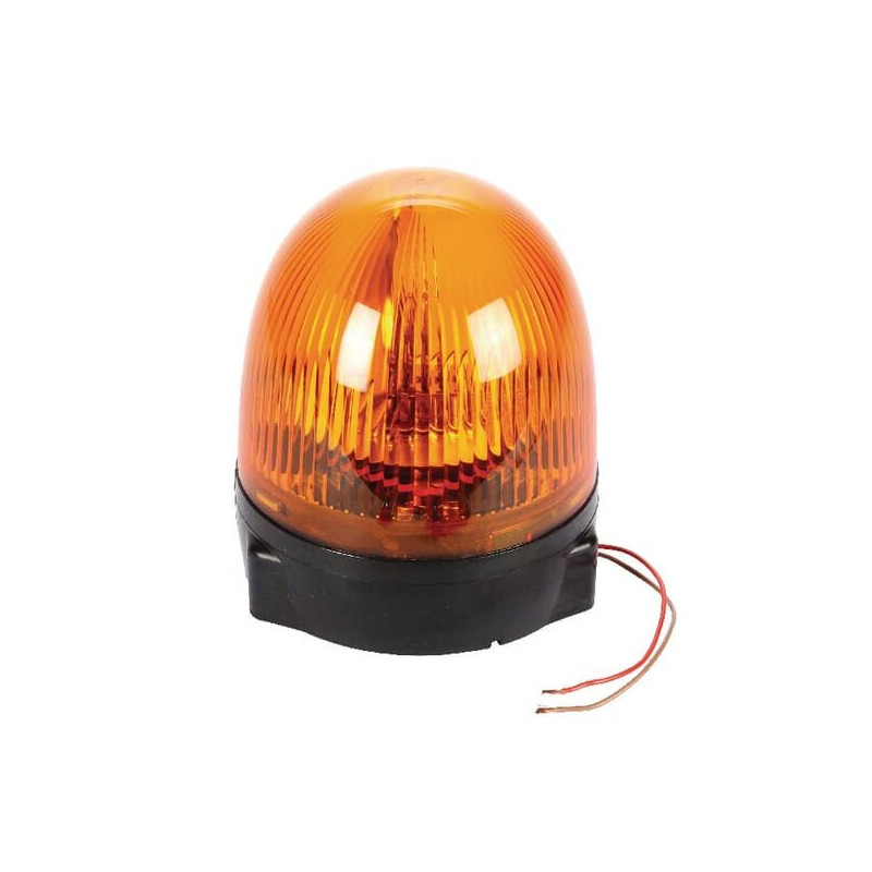 Lampa błyskowa halogenowa, obrotowa, 14V, pomarańczowa, na uchwyt, 158 mm, Rota Compact Hella