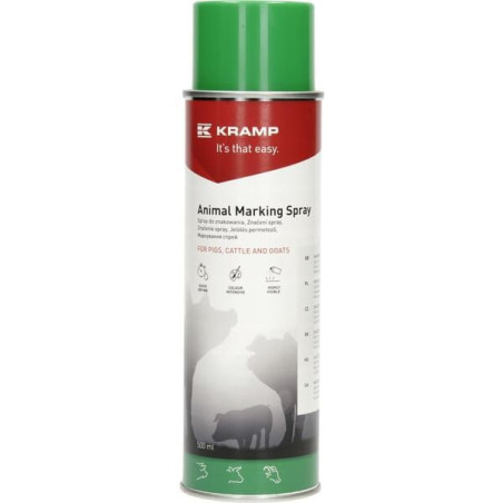 Spray do znakowania zwierząt Kramp, zielony 500 ml