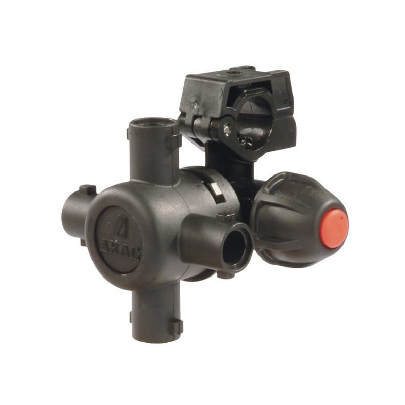 Uchwyt dyszy 4-drożny do rury 22 mm