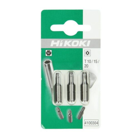 "Bity Torx 1/4"" T10/T15/T20 - 25 mm"