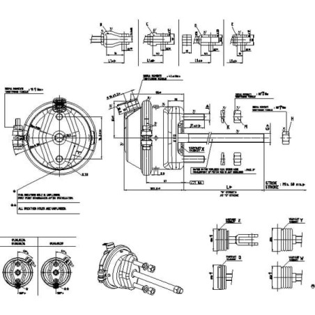 Cylinder membranowy, typ 9