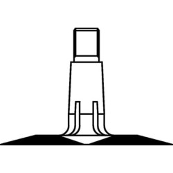 Opona profil T-510, z dętką 12.5 x 2.25-2PR