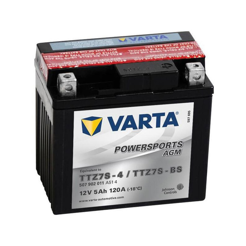 Akumulator 12V 5Ah 120A AGM Powersports VARTA