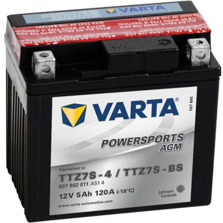 Akumulator 12V 5Ah 120A AGM Powersports VARTA