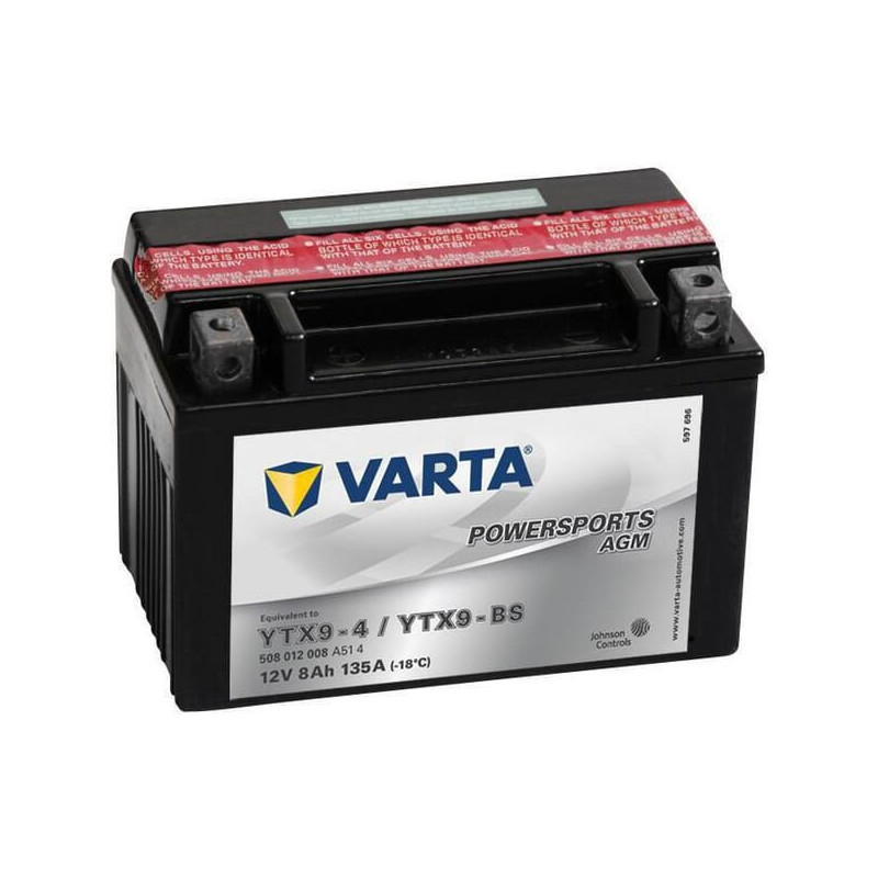 Akumulator 12V 8Ah 135A AGM Powersports VARTA