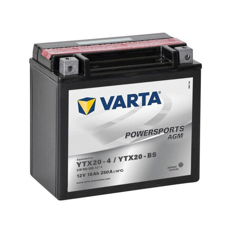 Akumulator 12V 18Ah 250A AGM Powersports VARTA