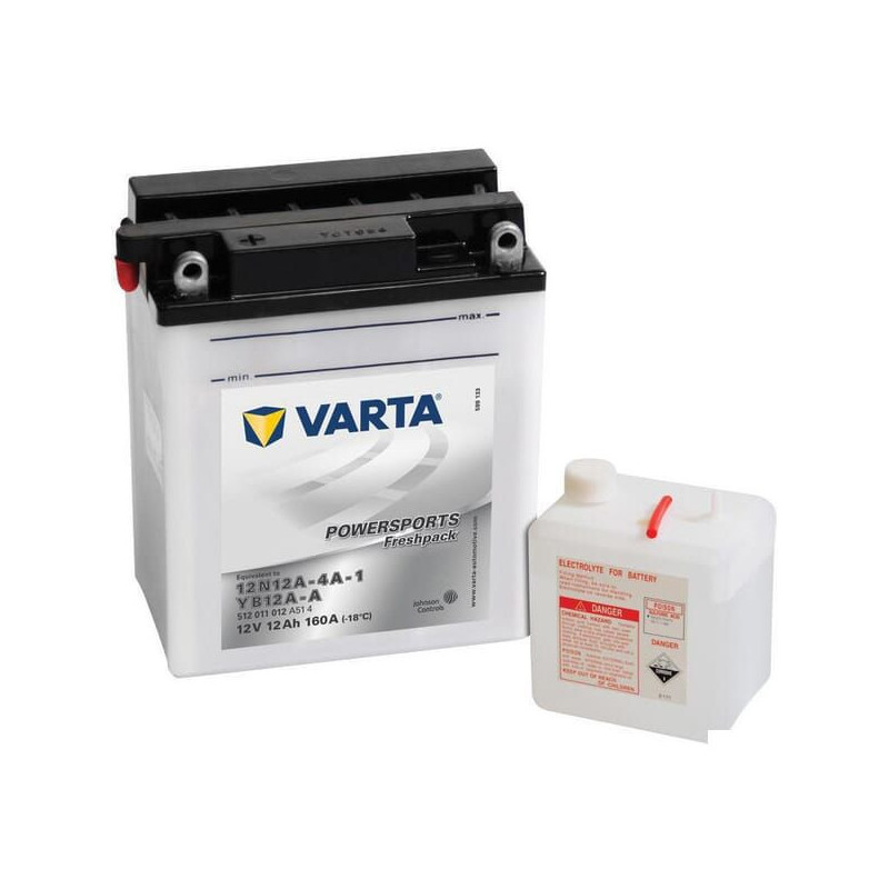 Akumulator 12V 12Ah 160A Powersports Freshpack VARTA