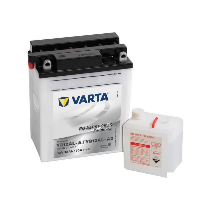 Akumulator 12V 12Ah 160A Powersports Freshpack VARTA