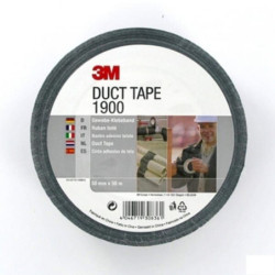 Taśma naprawcza Economy Duct Tape 1900 3M, czarna 50 mm x 50 m