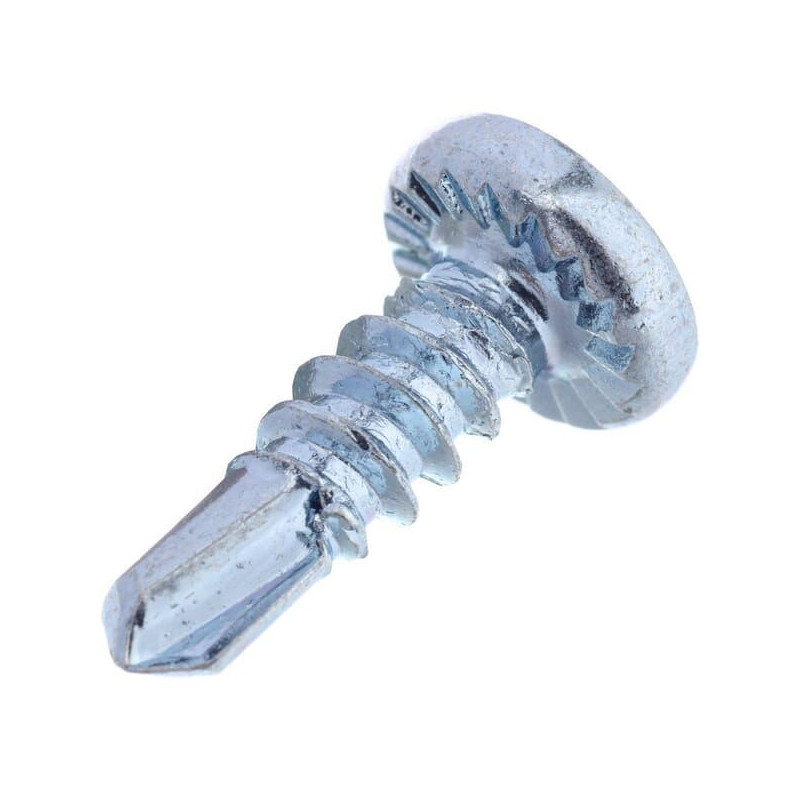 Wkręt samowiercący 4.2x13 mm PH2 z łbem soczewkowym, stal, DIN7504 Kramp