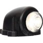 Lampa obrysowa LED, okrągła, 12/24V biała, przykręcana Waś