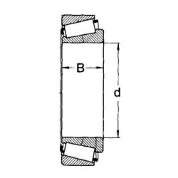 Podkładka dystansowa 0.375x0.625, długość 0.445