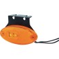 Lampa obrysowa LED, owalna, 12/24V pomarańczowa, przykręcana Waś