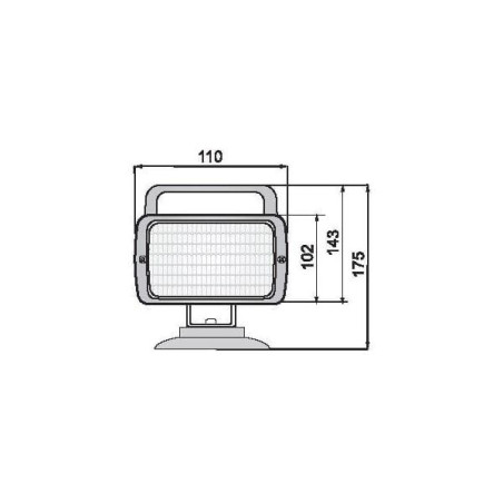 Lampa Compact 3000 AJ.BA, 1H3, z magnesem