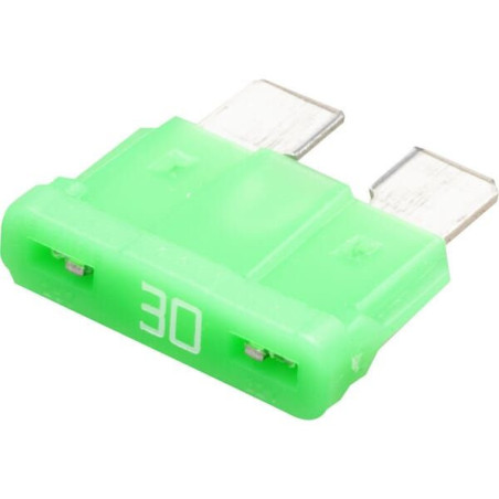 Bezpiecznik płaski, 32V 30A L=18.6 mm zielony 1 szt. Hella