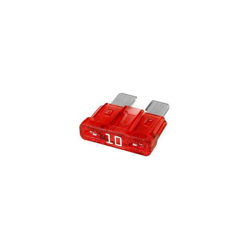 Bezpiecznik płaski, 32V 10A L=18.6 mm czerwony op. 50 szt. Hella