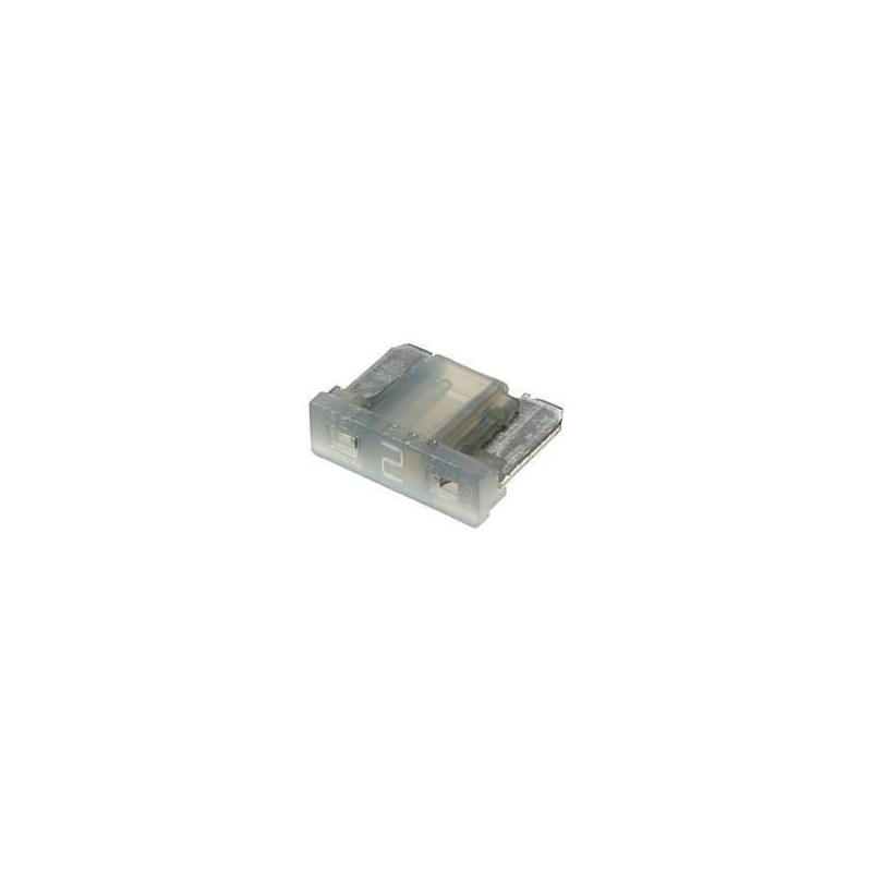 Bezpiecznik płaski Mini, 2A L=8.4 mm szary Pack 5x Hella