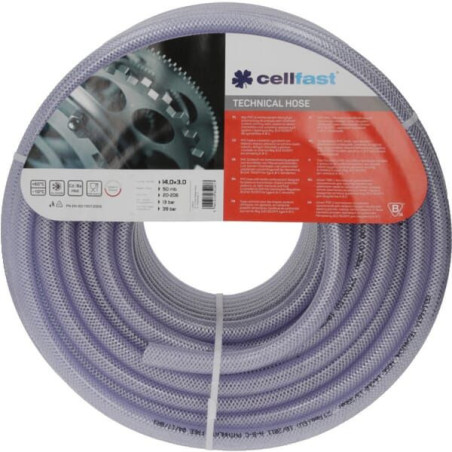 Wąż techniczny PCW Cellfast, T10 6 x 10 mm