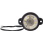 Lampa obrysowa LED, cytryna, 12/24V biała, przykręcana Waś