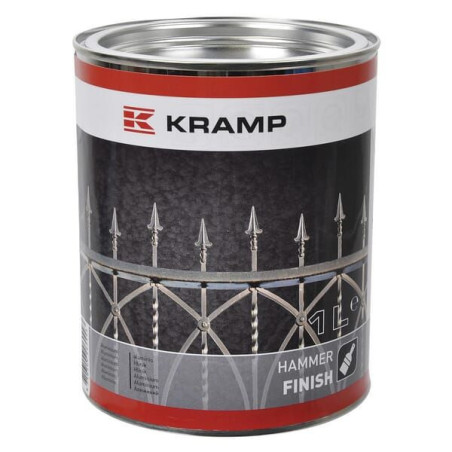 Lakier młotkowy Kramp, aluminiowy 1 L