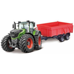 Ciągnik Fendt 1000 Vario z przyczepą-wywrotką