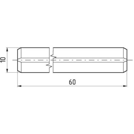 Kołek sprężysty 10x60 mm DIN1481 25 szt. Kramp