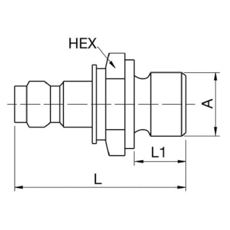 "Adapter diagnostyczny 1/4"""