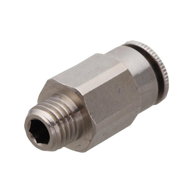 Śrubunek wtykowy prosty 6 mm