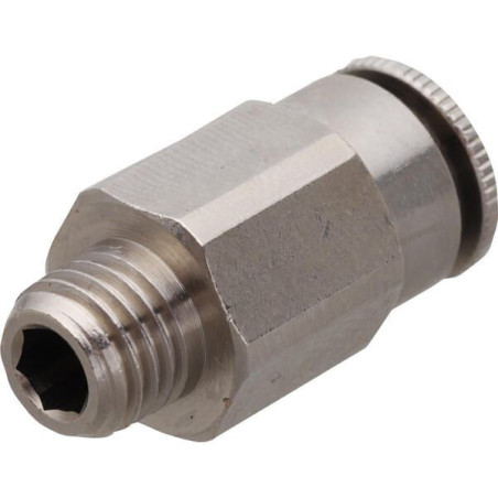 Śrubunek wtykowy prosty 6 mm