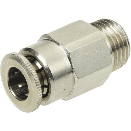 Śrubunek wtykowy prosty 6 mm