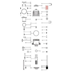 Pierścień uszczelniający o-ring 21.98x2.62mm czarny Tefen