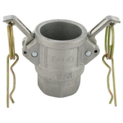 "Gniazdo Camlock typ D aluminium, gwint wew. 1"""