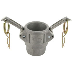 "Gniazdo Camlock typ D aluminium, gwint wew. 1-1/4"""