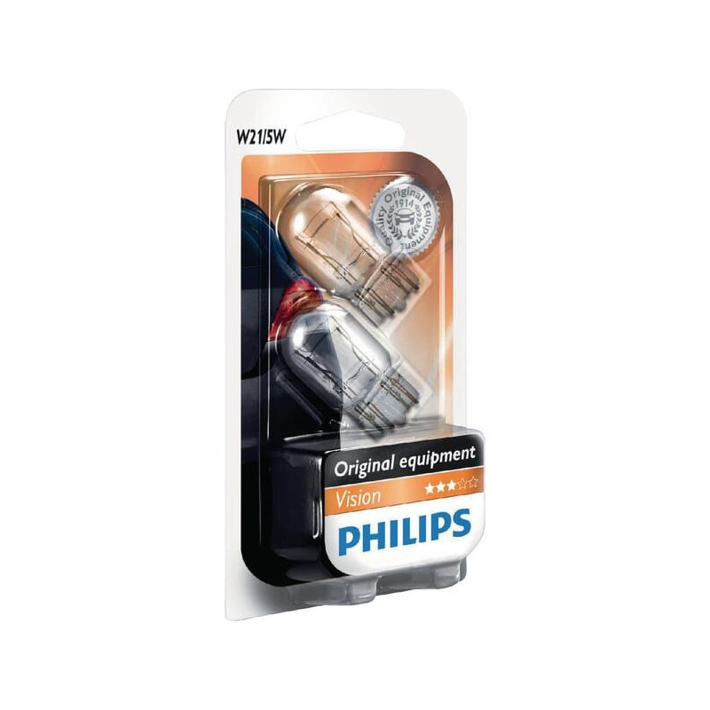 Żarówka 12V W21/5W 5W W3x16q Philips