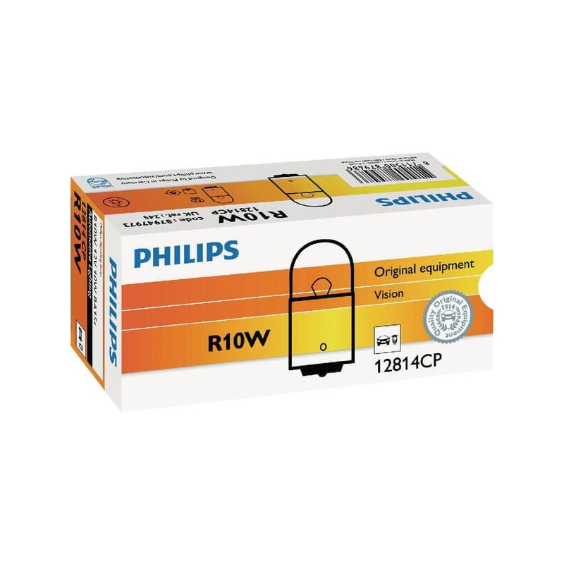 Żarówka 12V R10W 10W BA15s Philips