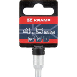 "Klucz nasadowy 6-kt. 1/4"", 4.5 mm"