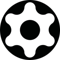 "Nasadka Torx z otworem 1/4"", TX 9"